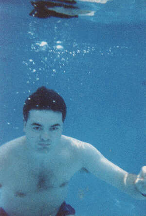 Mike underwater